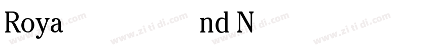 RoyaltonCnd Normal字体转换
